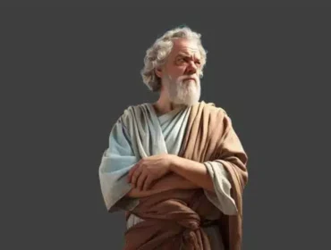 image of one of the 12 Apostles on a gray background