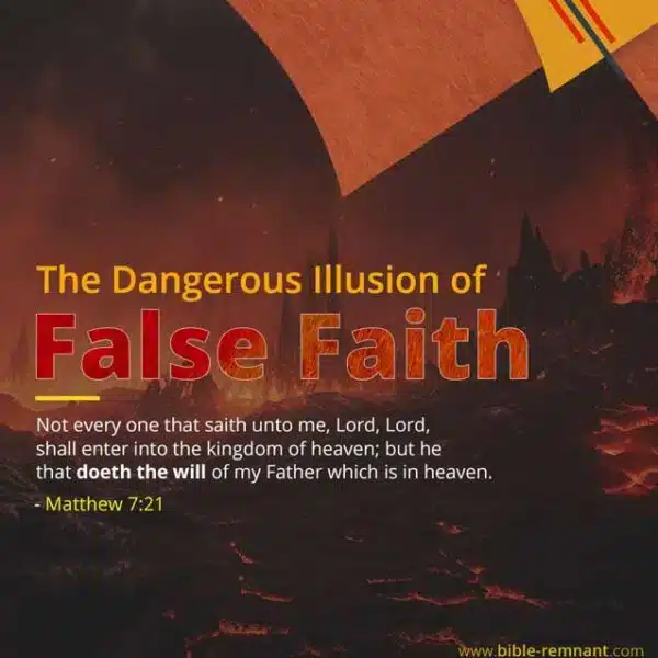 Cover artwork for article on The Dangerous Illusion of False Faith