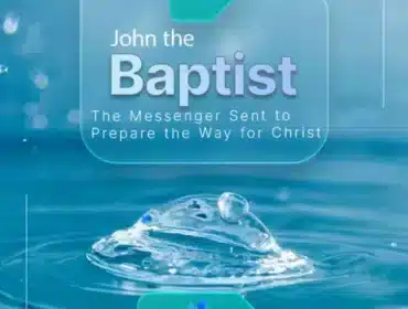 Cover artwork for article on John the Baptist