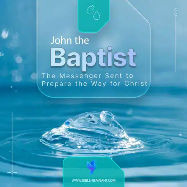 Cover artwork for article on John the Baptist