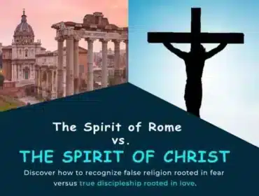 image showing Rome vs Christs sacrifice for mankind