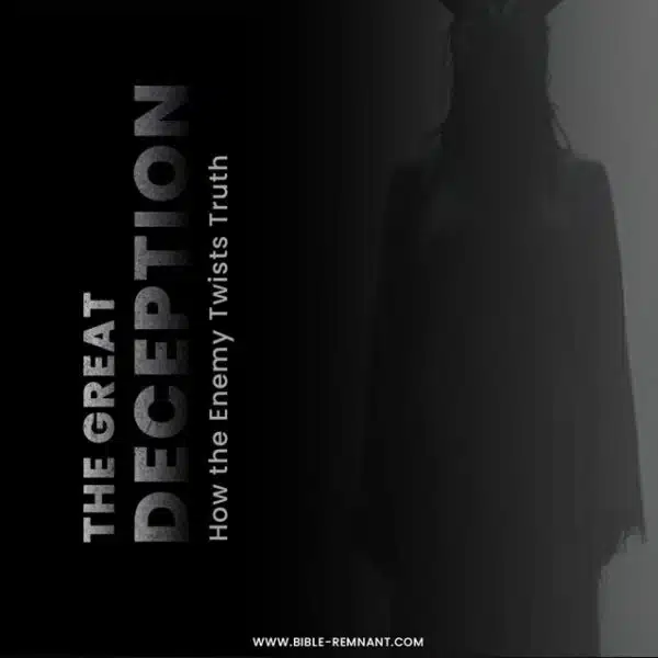 Cover artwork for the article on the great deception of satan