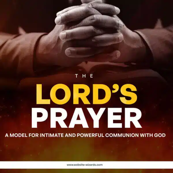 Cover artwork for article on the Lord's Prayer