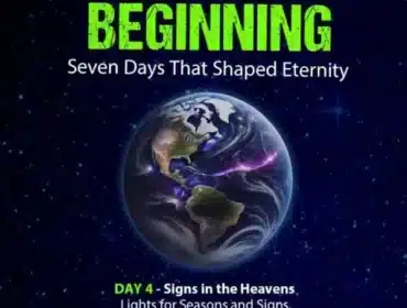 Cover artwork to the Day 4 article in the In The Beginning series