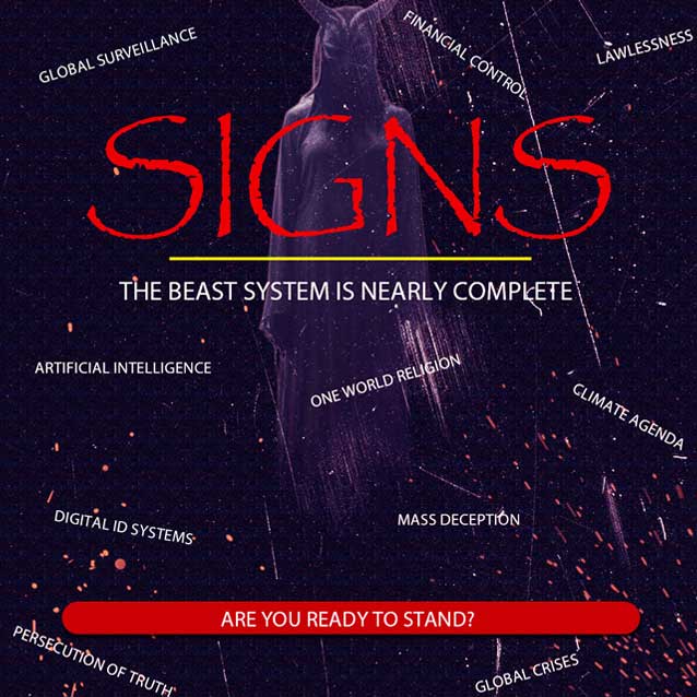 cover for the Signs the Beast System Nearly complete series