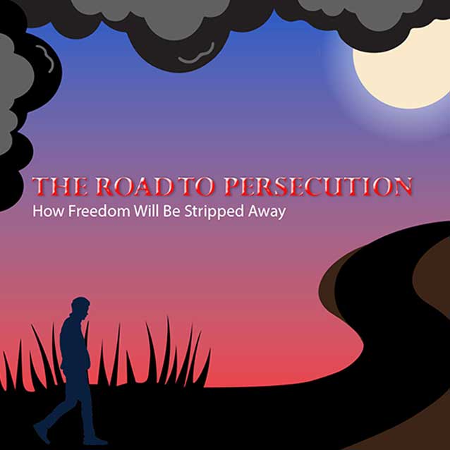 Cover artwork for the Bible study series The Road to Persecution
