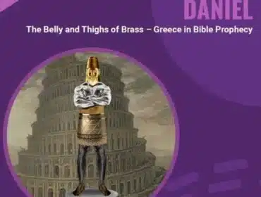 Cover artwork for series on statue of Daniel, Belly and Thighs of Brass