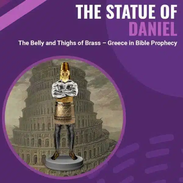 Cover artwork for series on statue of Daniel, Belly and Thighs of Brass
