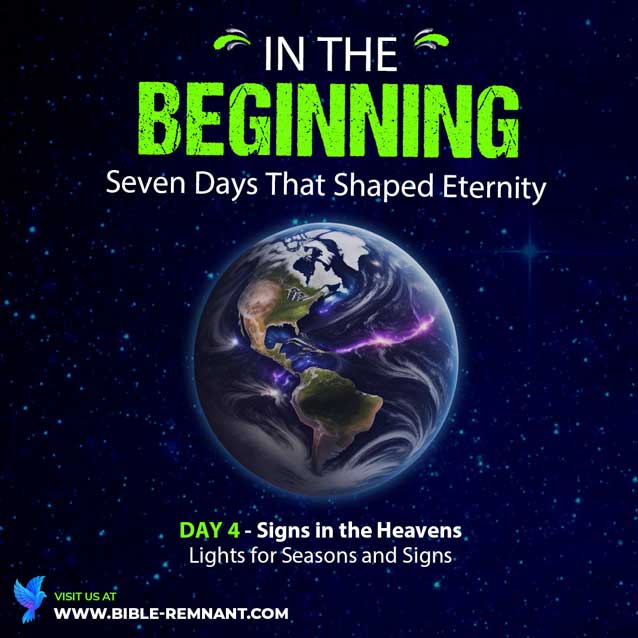 Cover artwork to the Day 4 article in the In The Beginning series