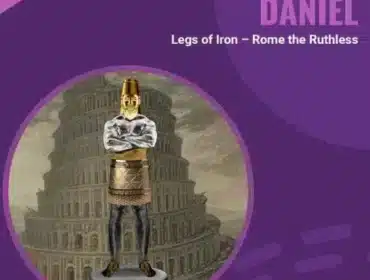 Cover artwork for article on Legs of Iron, Rome