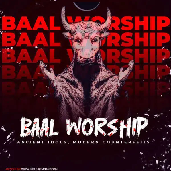 Cover artwork for article on Baal worship