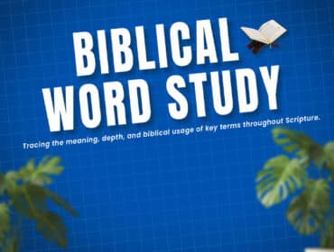 Image showing the words Biblical word study