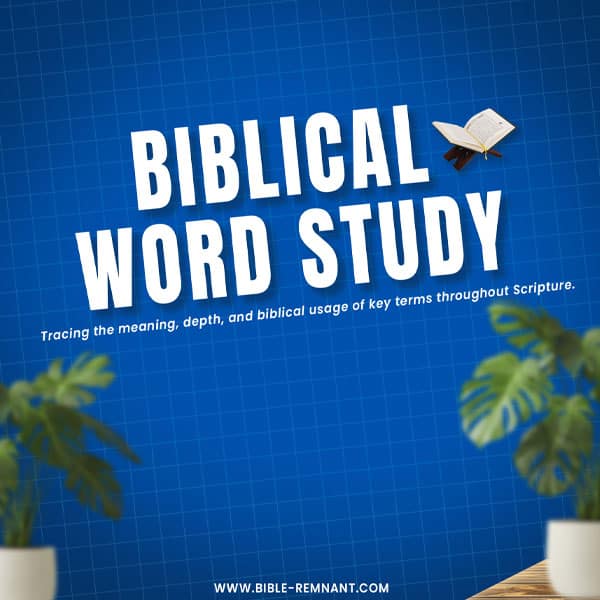 Image showing the words Biblical word study