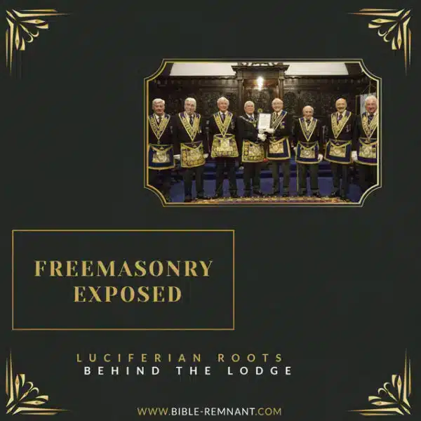 Cover artwork for article on exposing freemasonry