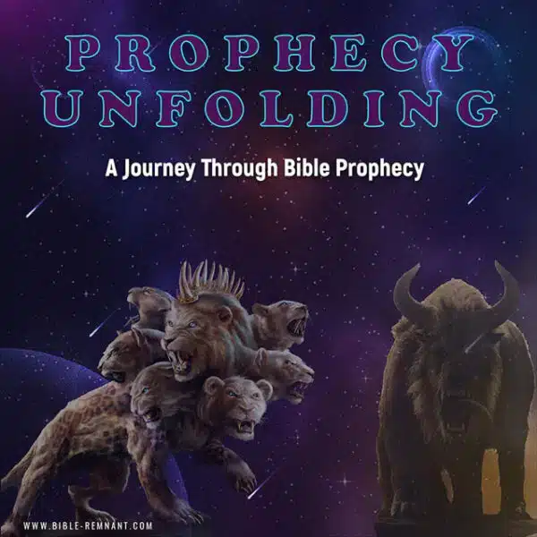 Cover artwork for Bible study series "Prophecy Unfolding"