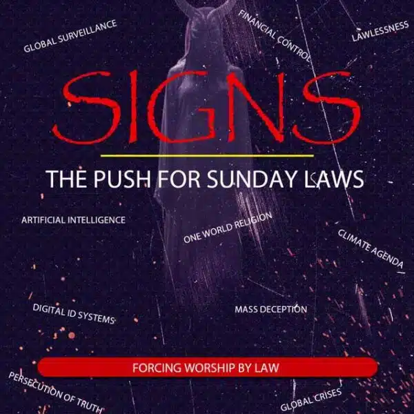 Cover image for the Sunday Laws and Forced Worship article on end-times