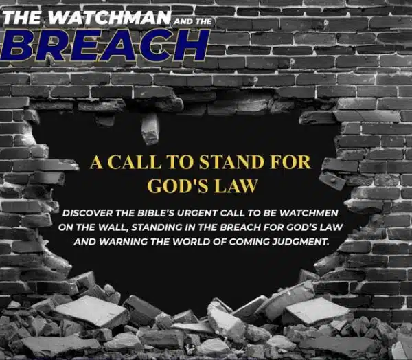 Watchman's wall showing a breach in the wall