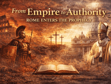 Cover artwork for article on From Empire to Authority