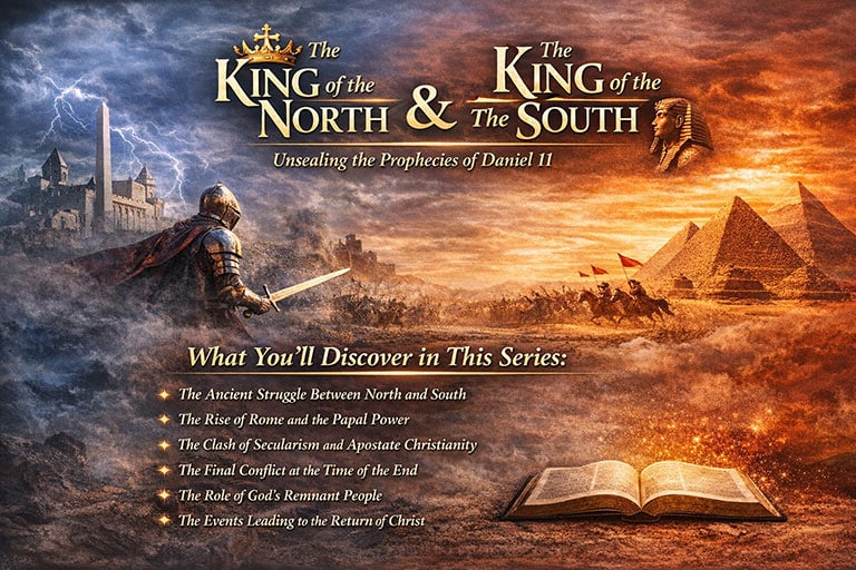 Cover artwork for article on King of the North & King of the South