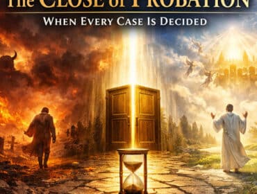 Cover artwork for article on The Close of Probation