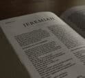 Bible opened to the book of Jeremiah