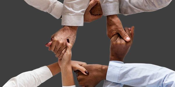 word-fellowship-bible Hands coming together in fellowship